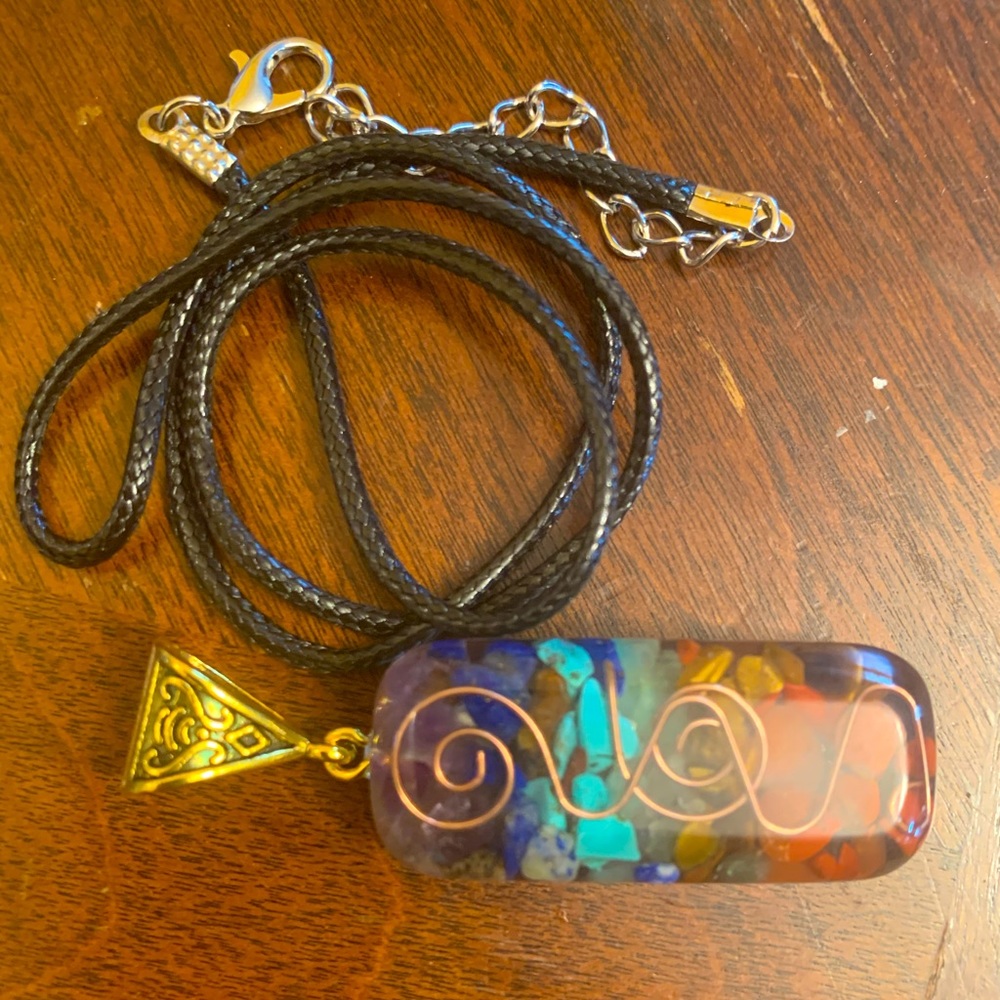 Infused Rock Pendant